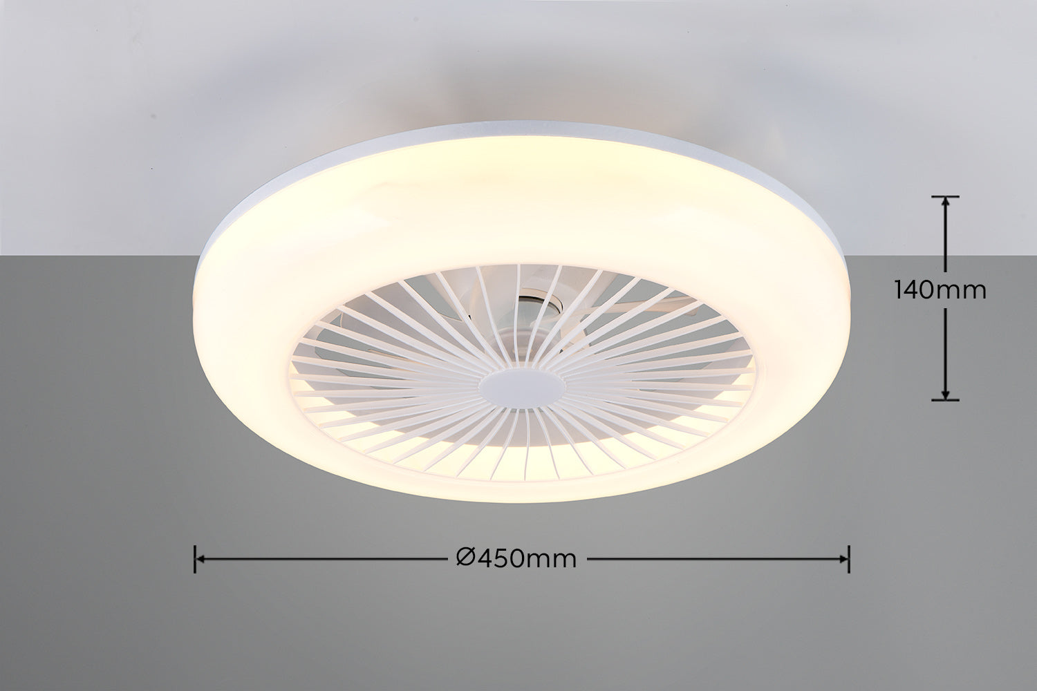 Plafonnier ventilateur Mora Trio R64032101