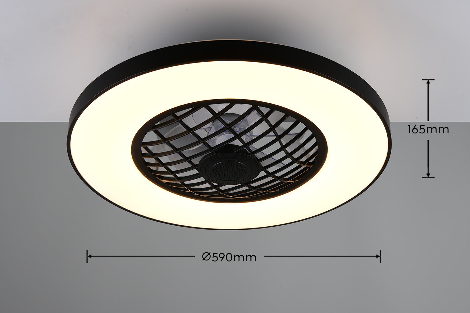 Plafonnier ventilateur Linkoping Trio R64462102