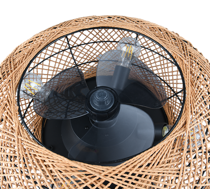 Plafonnier ventilateur Lillesand Trio R6730216