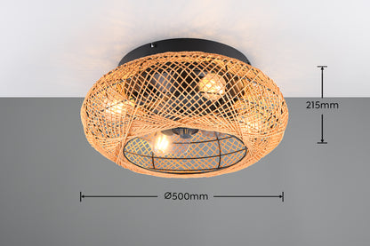 Plafonnier ventilateur Lillesand Trio R6730216