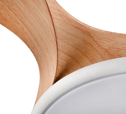 Plafonnier ventilateur FLEN aspect bois Trio R69682130