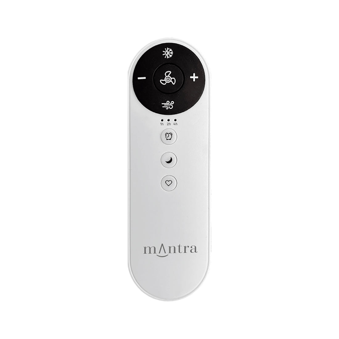 Plafonnier ventilateur IPANEMA noir et aspect bois Mantra 9042