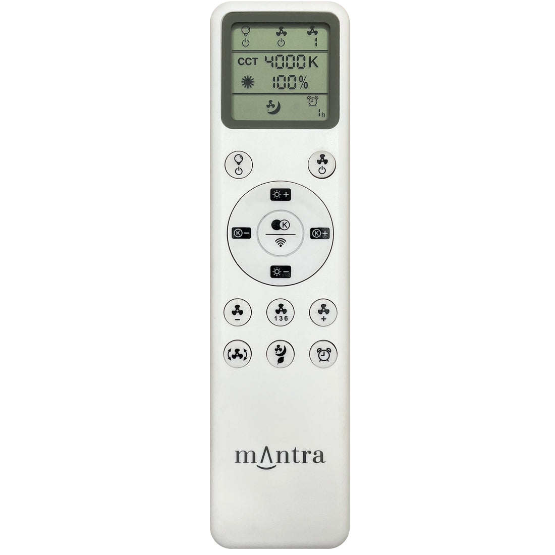 Plafonnier ventilateur Nemo blanc/bois XS Mantra 9054 DISPONIBLE NOVEMBRE