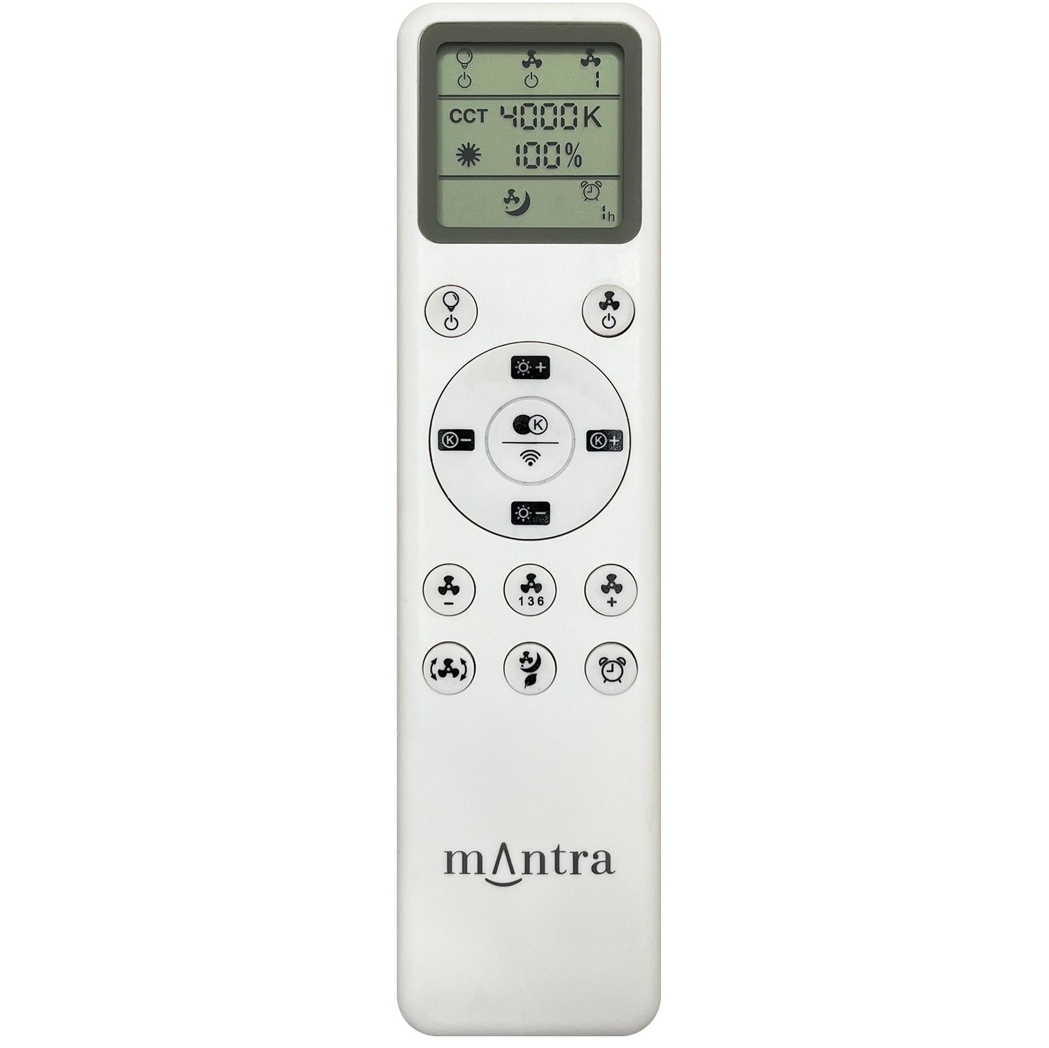 Plafonnier ventilateur Nemo blanc/bois XS Mantra 9054 DISPONIBLE NOVEMBRE