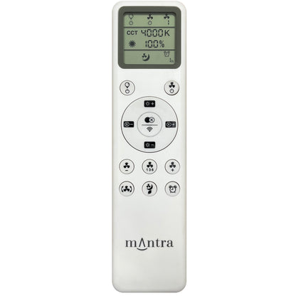 Plafonnier ventilateur Nemo blanc/bois XS Mantra 9054 DISPONIBLE NOVEMBRE