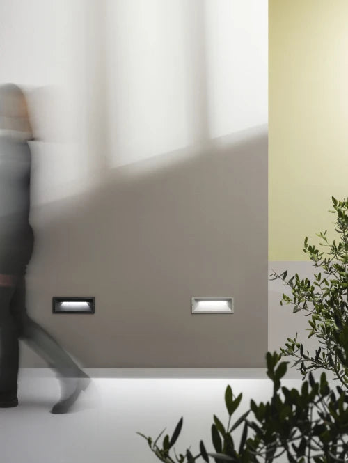 Applique encastrée extérieure SHADE argent AP.SHADE/SILVER