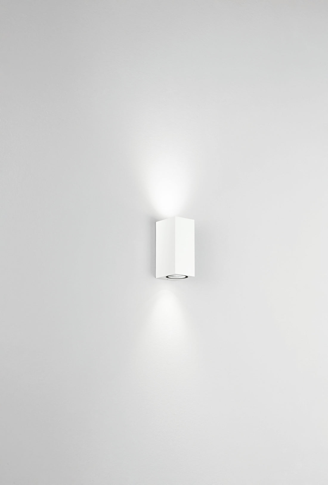 Applique ZENO SQUARE 2 blanche OTAP0022B