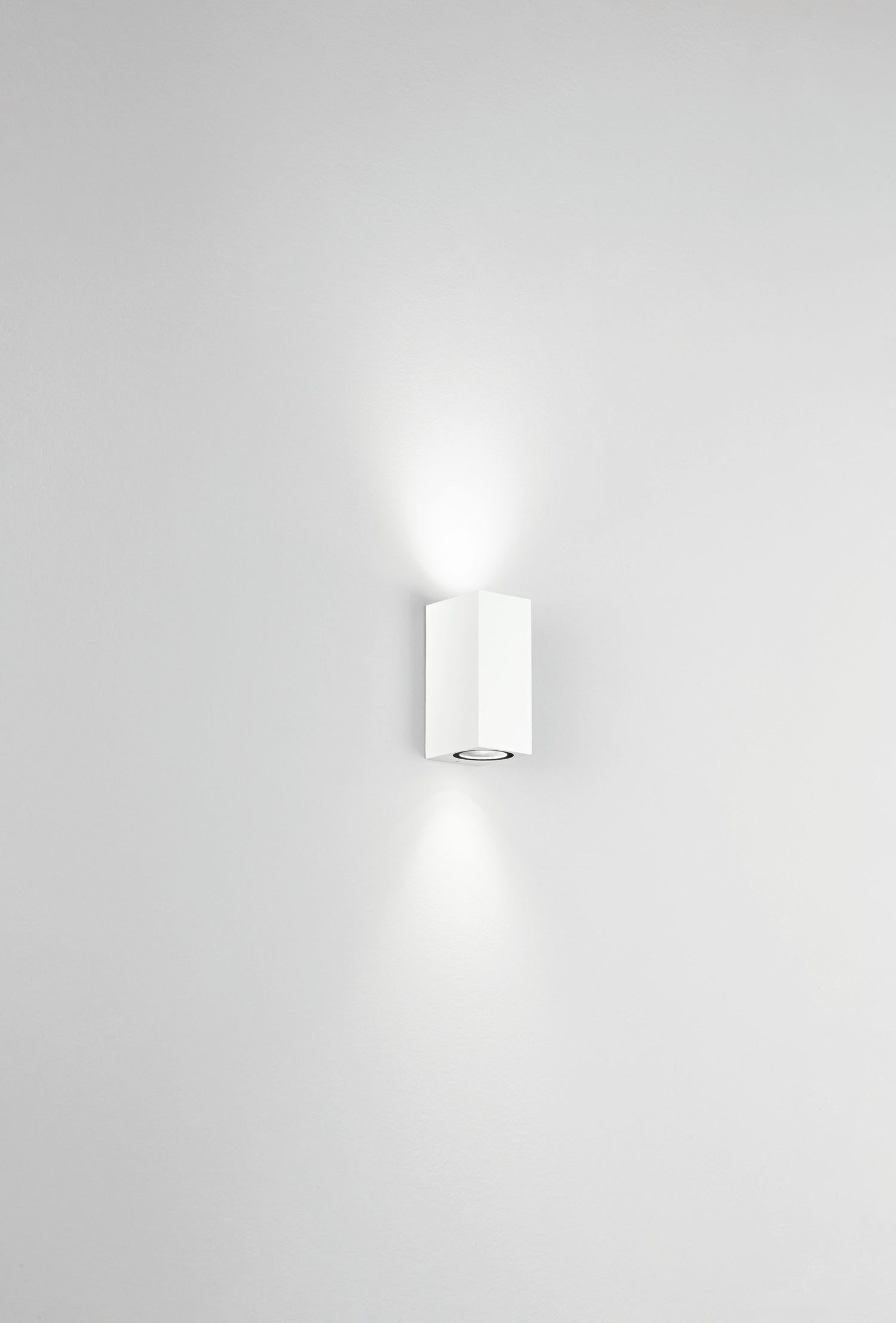 Applique ZENO SQUARE 2 blanche OTAP0022B