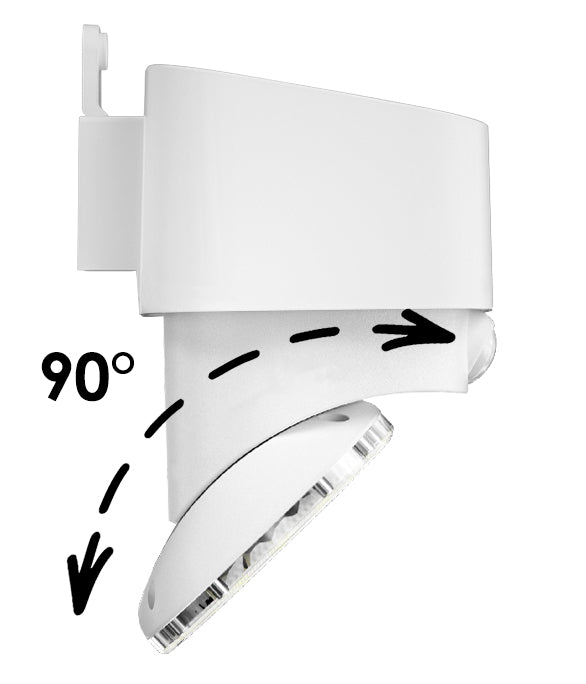 Applique solaire orientable  TWIST blanche BFTWIST1
