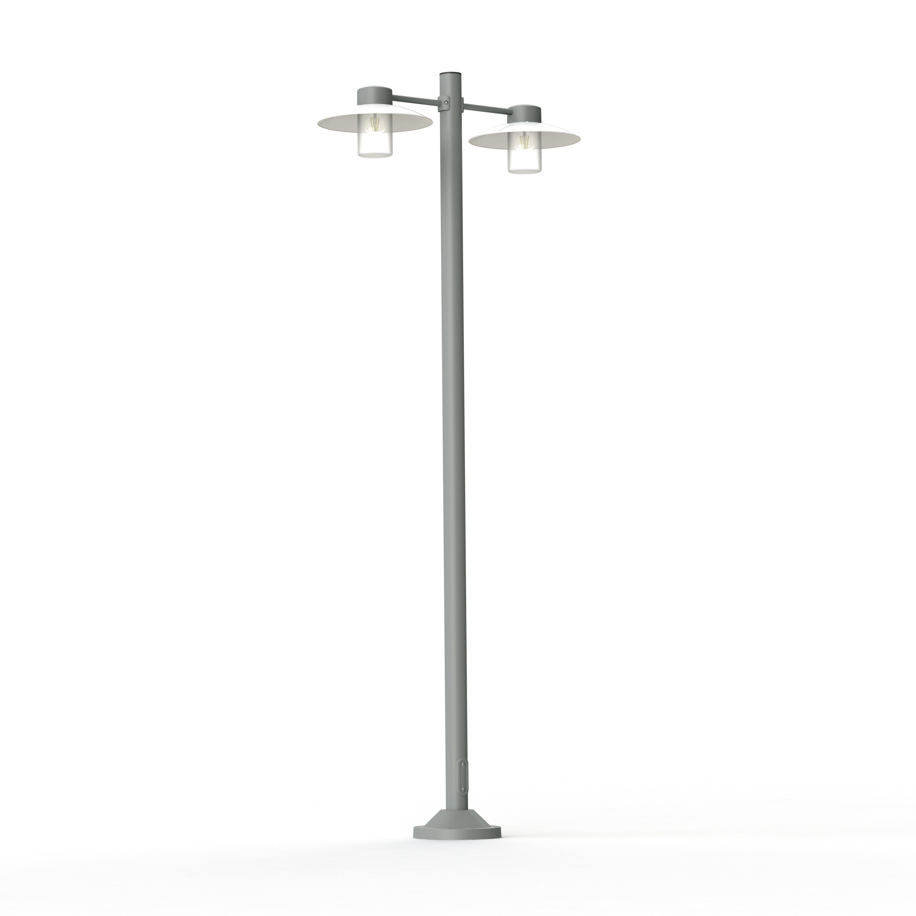 Lampadaire Aubanne N°5 clair Gris métal 023 101009023