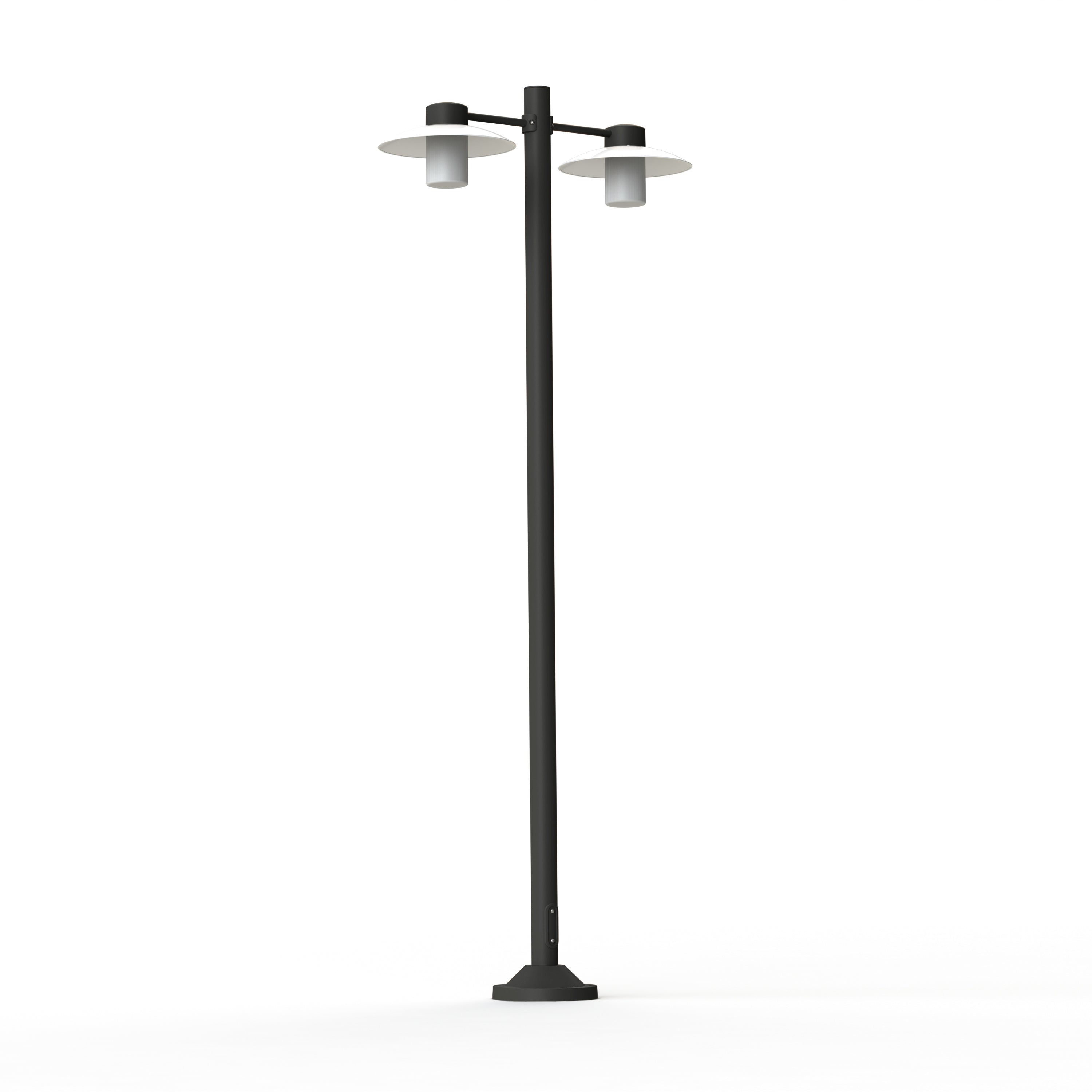 Lampadaire Aubanne N°5 depoli Gris anthracite 006 101010006