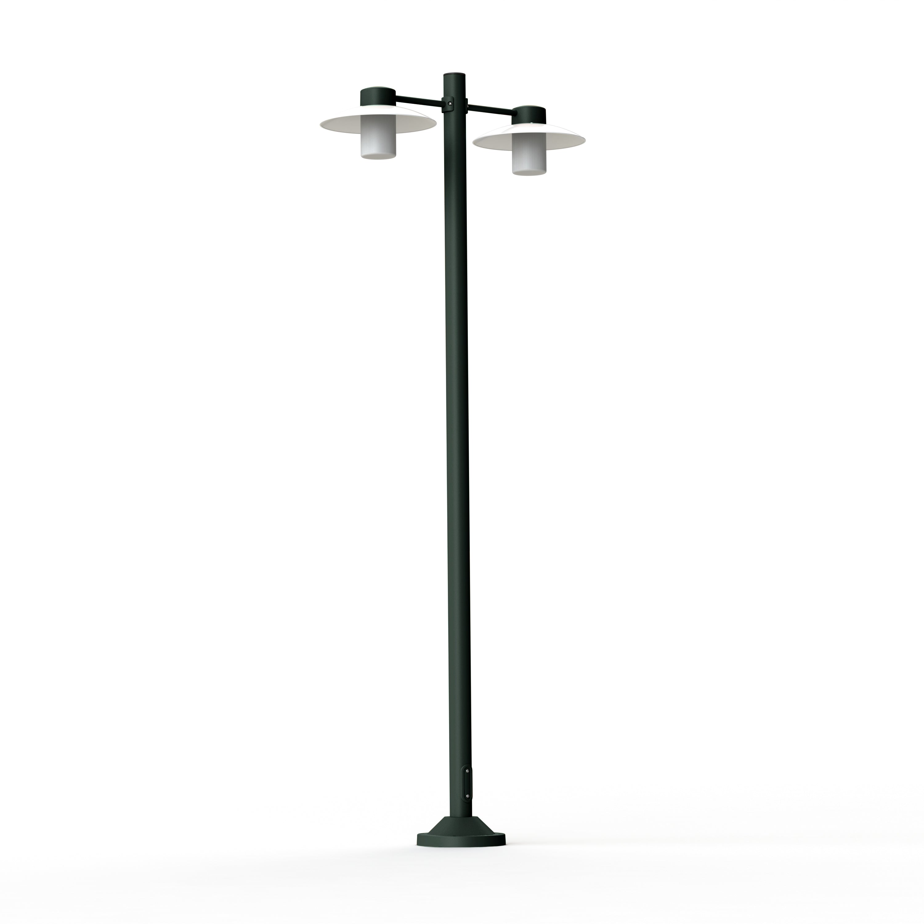 Lampadaire Aubanne N°5 depoli Gris ardoise 059 101010059