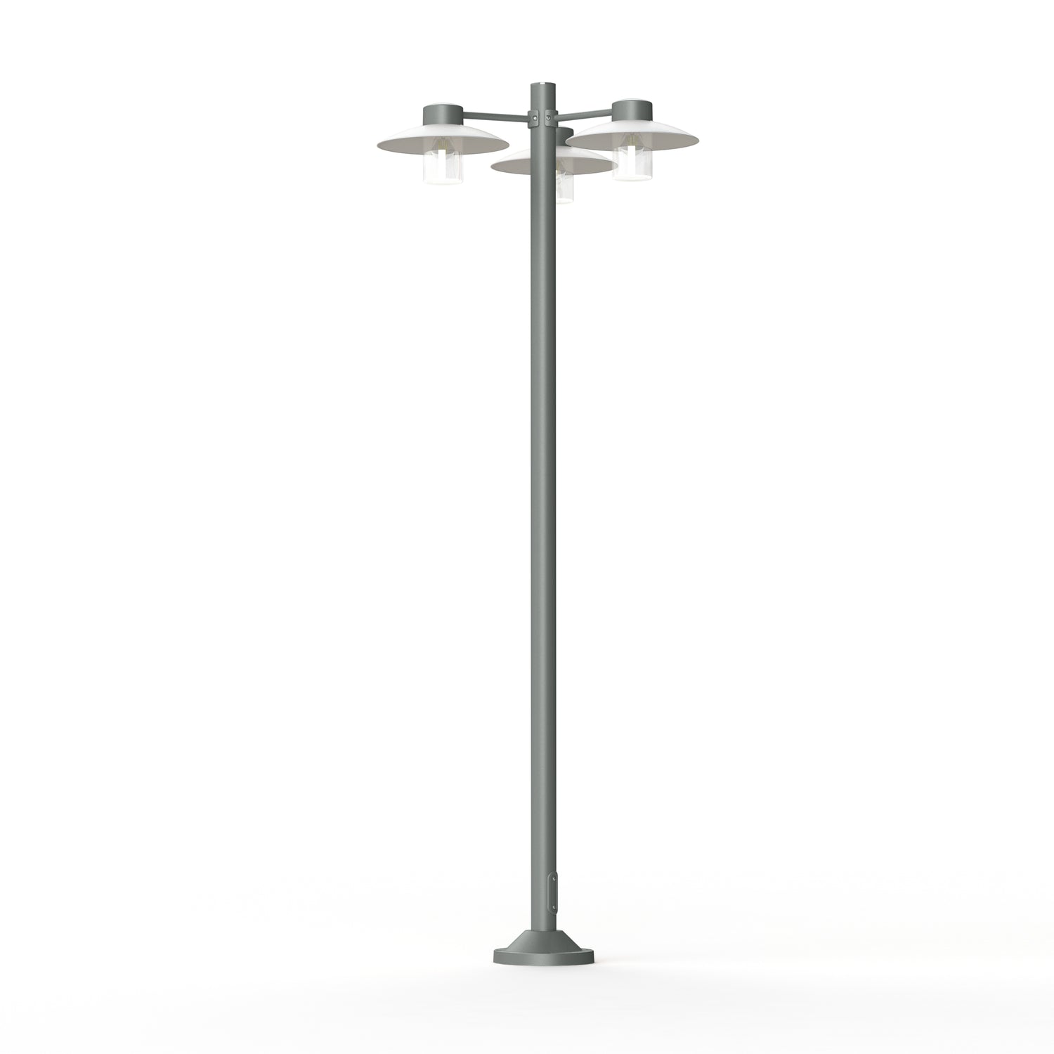 Lampadaire Aubanne N°6 clair Gris métal 023 101011023