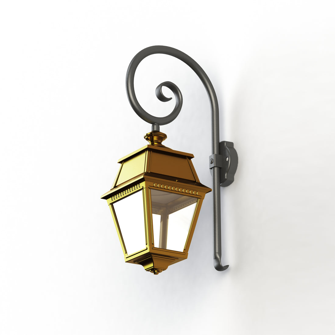 Applique Avenue 2 N°2 LED clair Laiton vernis teinté 070 102105070