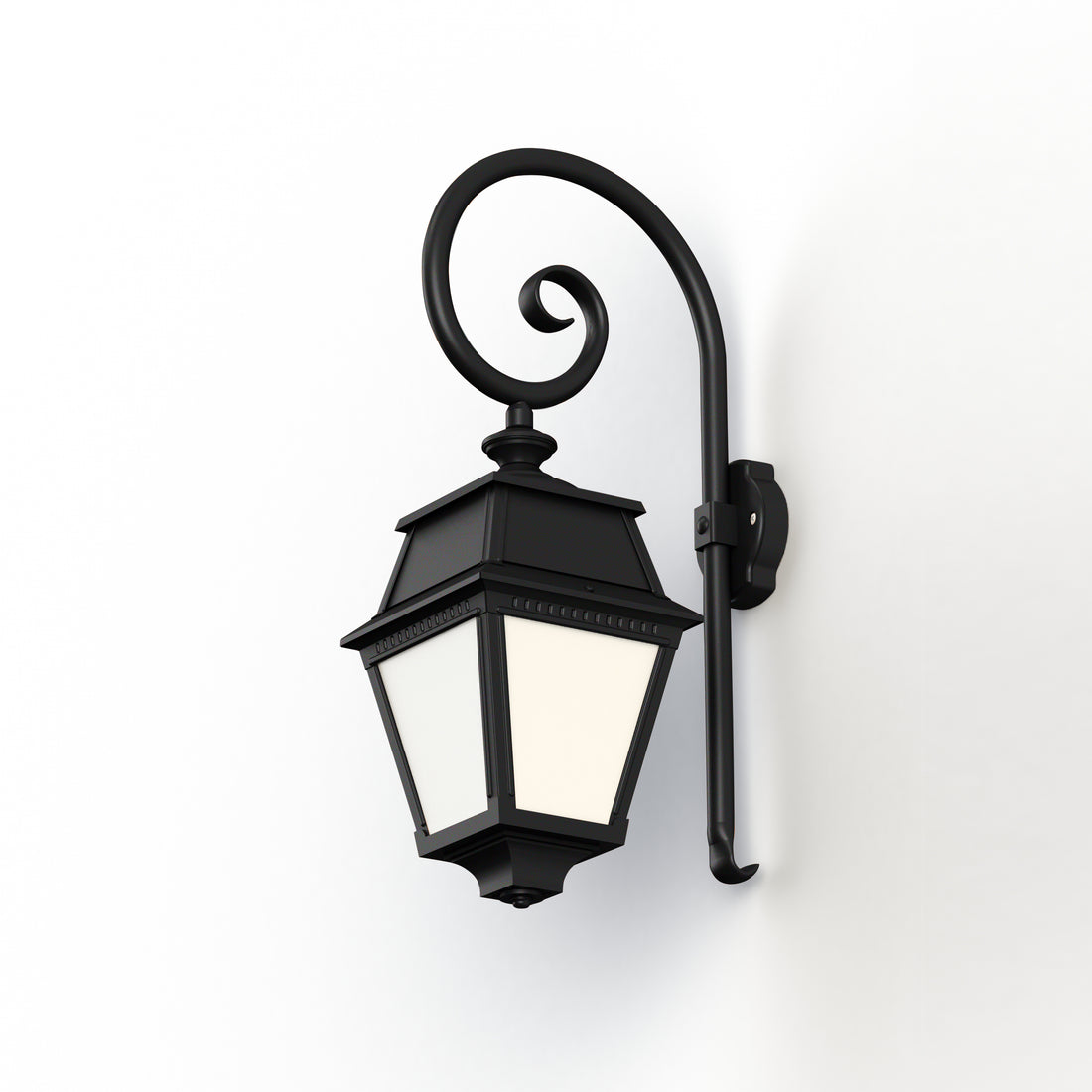 Applique Avenue 2 N°2 LED opale Noir foncé 000 102106000