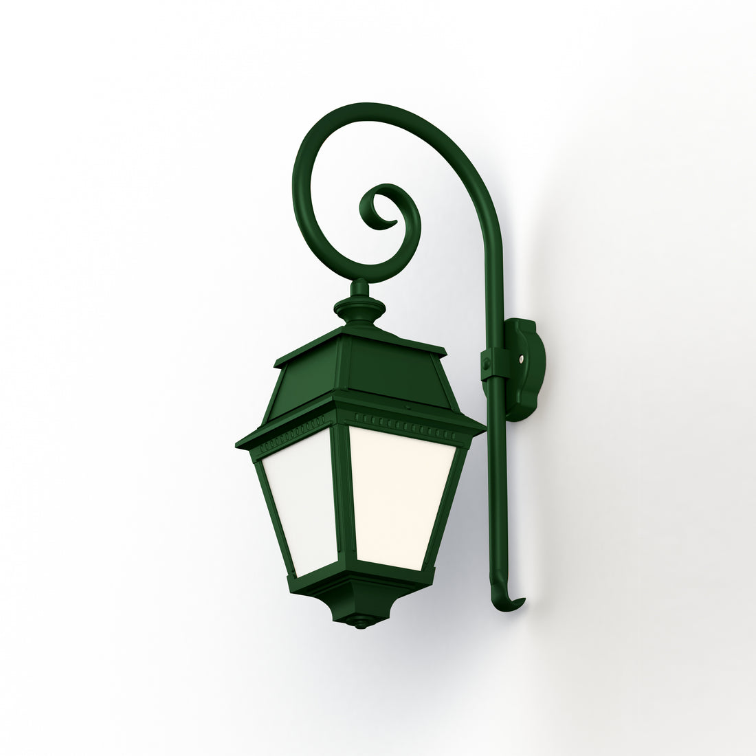 Applique Avenue 2 N°2 LED opale Vert Anglais 019 102106019