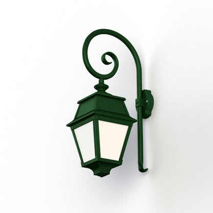 Applique Avenue 2 N°2 LED opale Vert Anglais 019 102106019