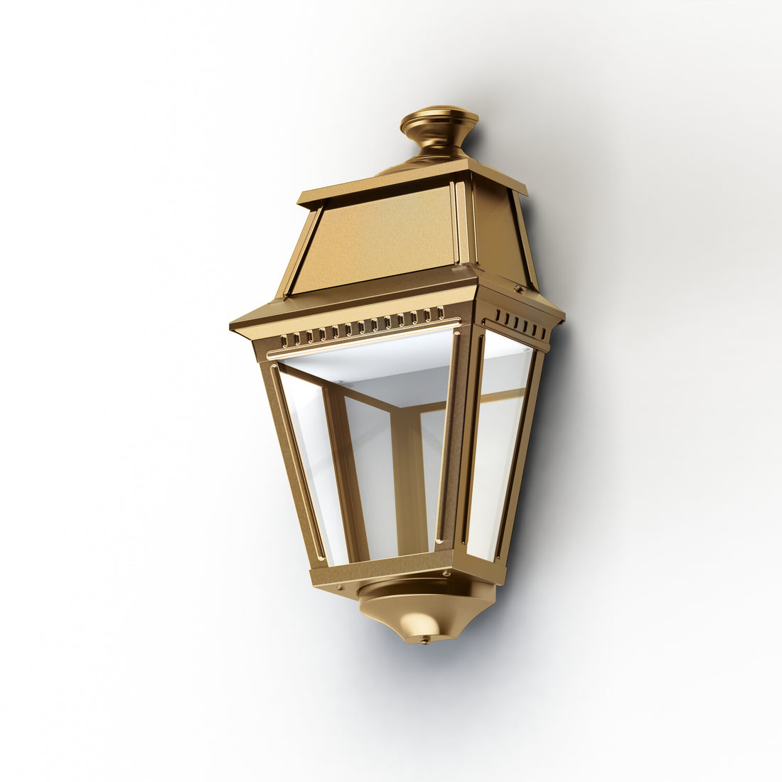 Applique Avenue 2 N°3 LED Diffuseur clair Laiton 070 102108070
