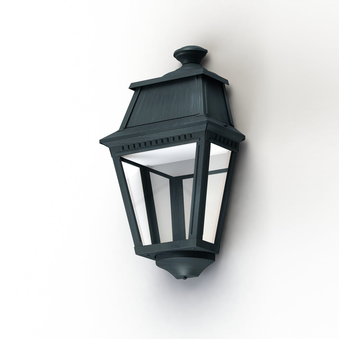 Applique Avenue 2 N°3 LED Diffuseur clair Patine vert de gris 008 102108008