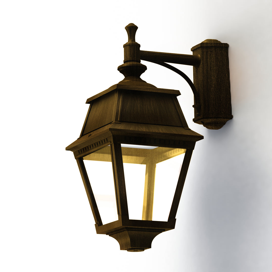 Applique Avenue 2 N°4 LED clair Patiné doré 009 102111009