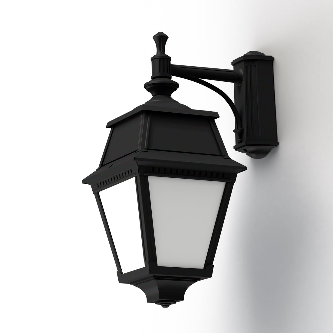 Applique Avenue 2 N°4 LED opale Noir foncé 000 102112000