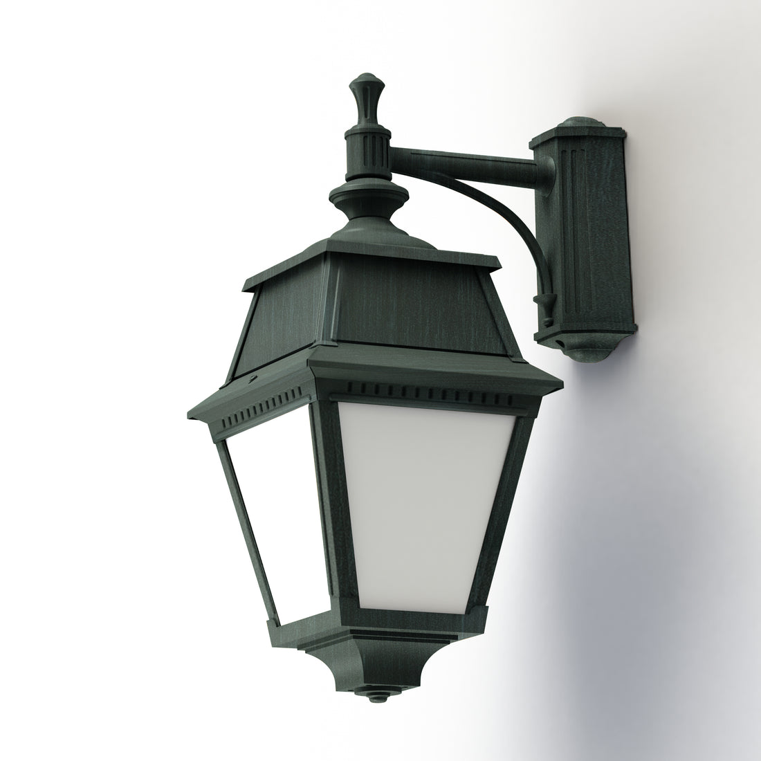 Applique Avenue 2 N°4 LED opale Vert de gris 008 102112008
