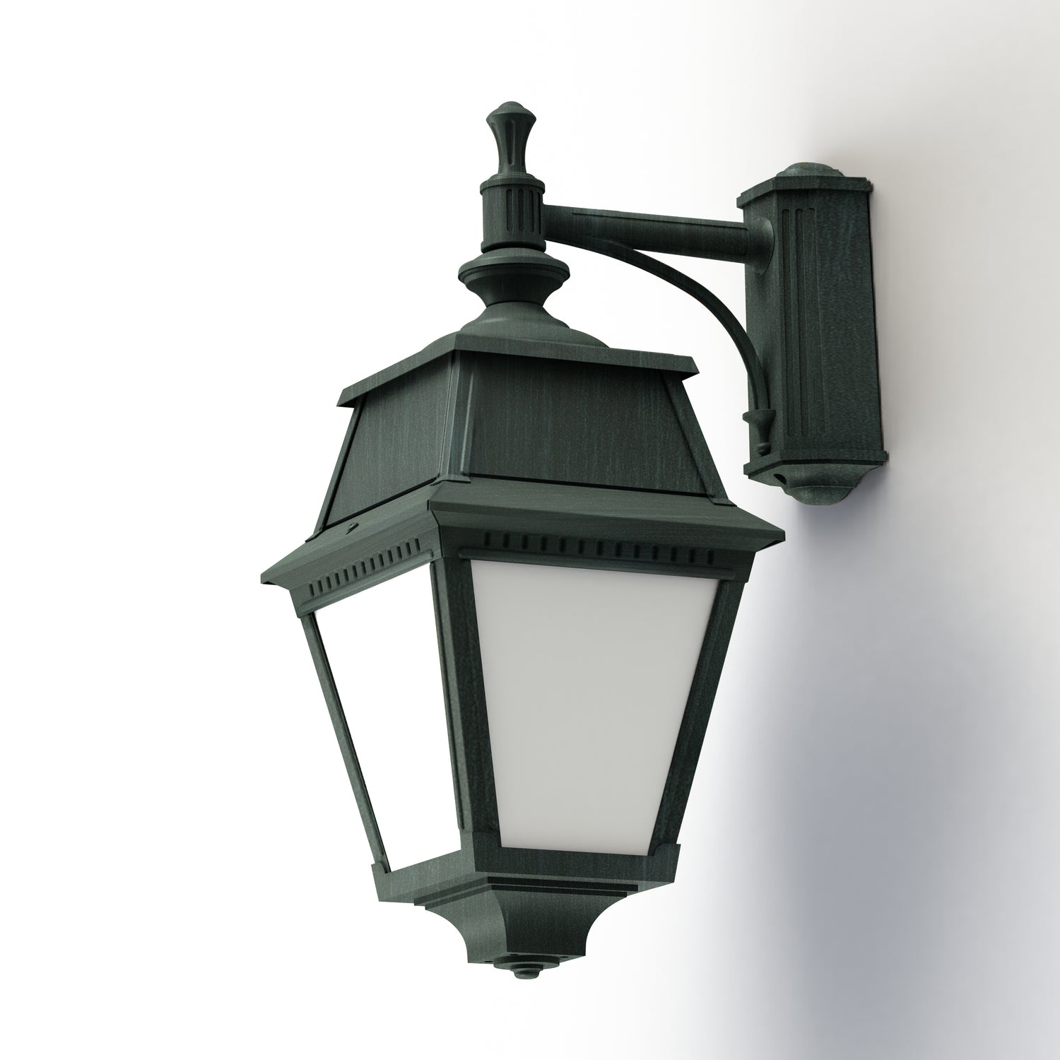 Applique Avenue 2 N°4 LED opale Vert de gris 008 102112008