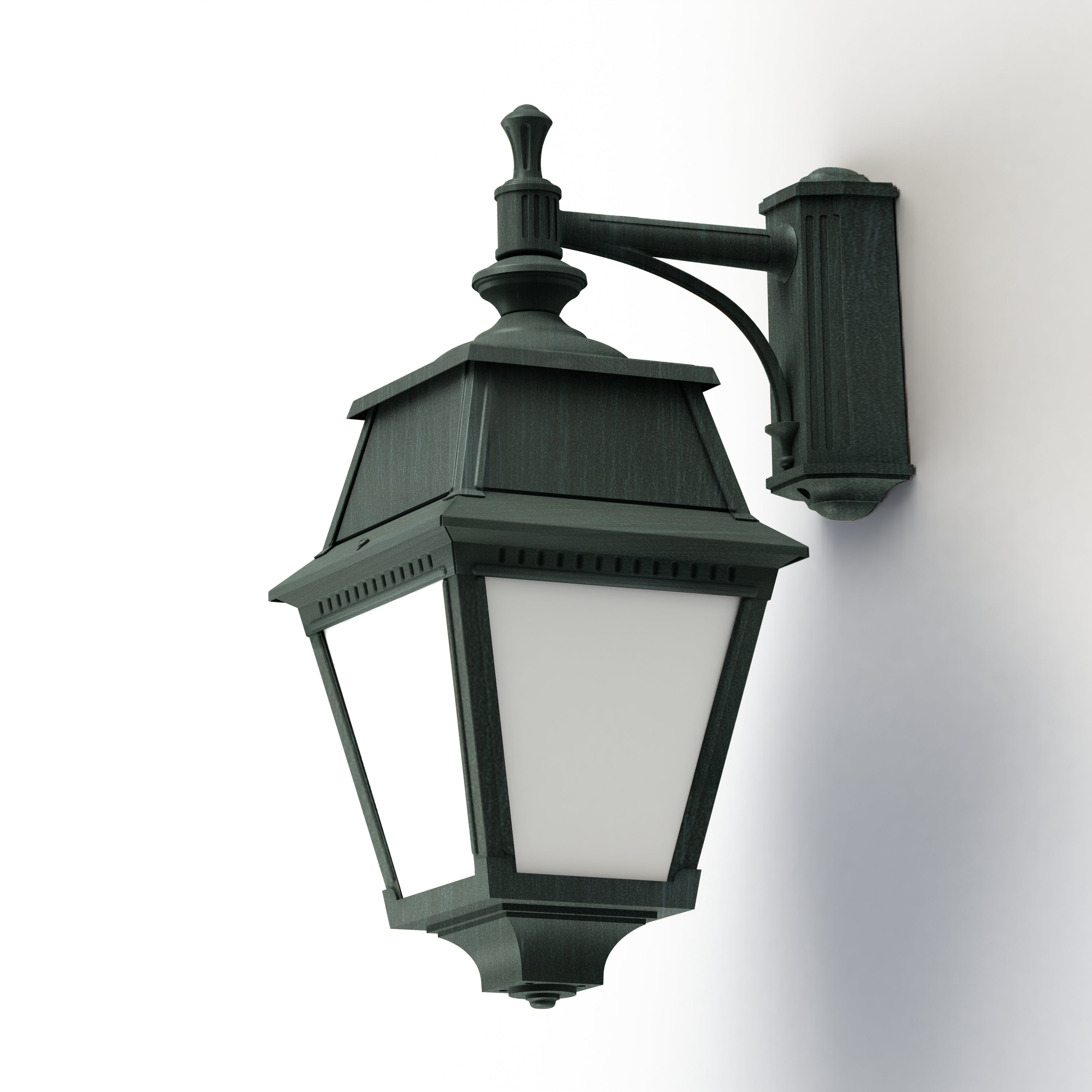 Applique Avenue 2 N°4 LED opale Vert de gris 008 102112008