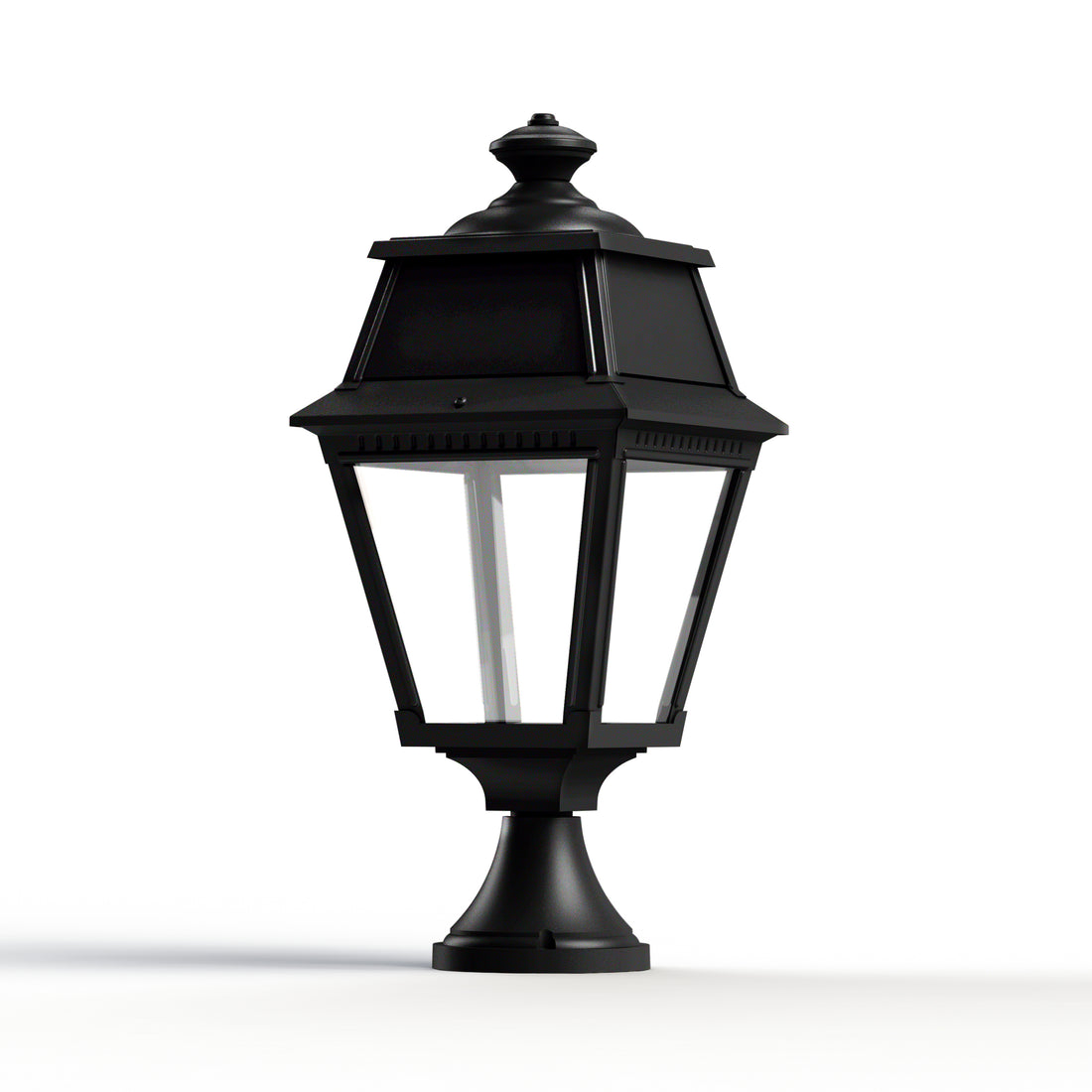 Borne Avenue 2 N°5 LED clair Noir foncé 000 102114000