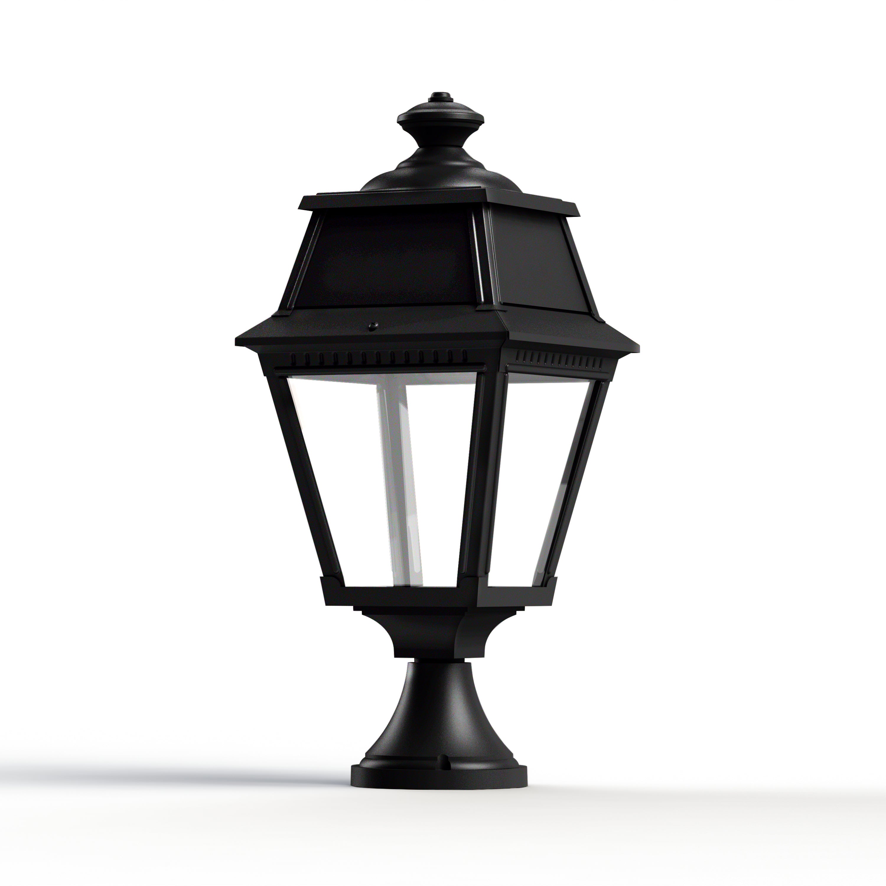 Borne Avenue 2 N°5 LED clair Noir foncé 000