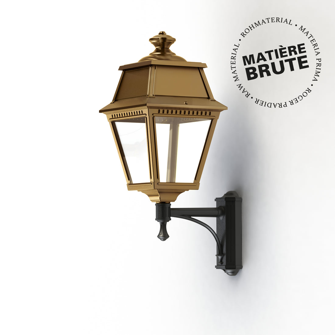 Applique Avenue 2 N°7 LED Laiton brut 072 Diffuseur clair 102120072