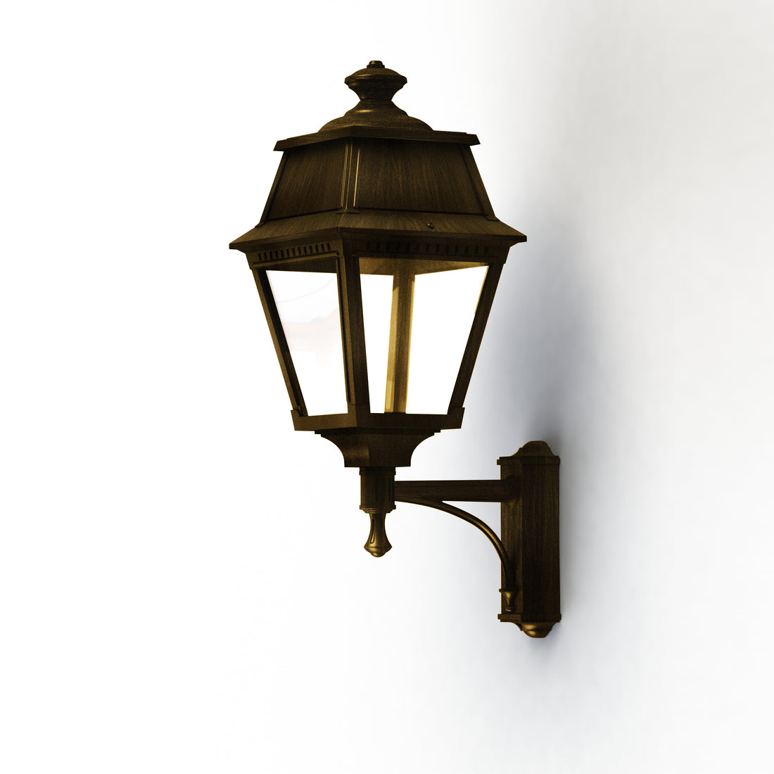 Applique Avenue 2 N°7 LED clair Patiné doré 009 102120009