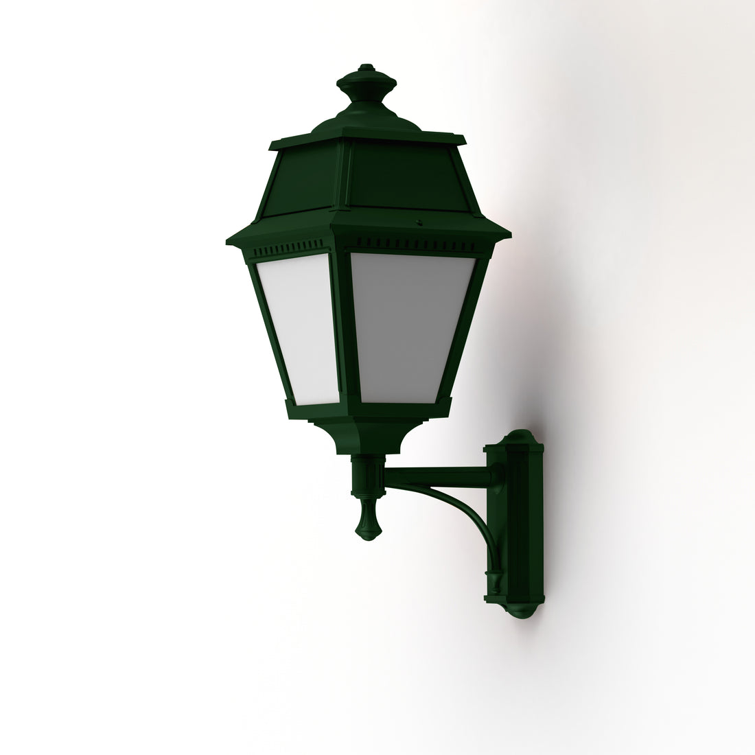 Applique Avenue 2 N°7 LED opale Vert Anglais 019 102121019