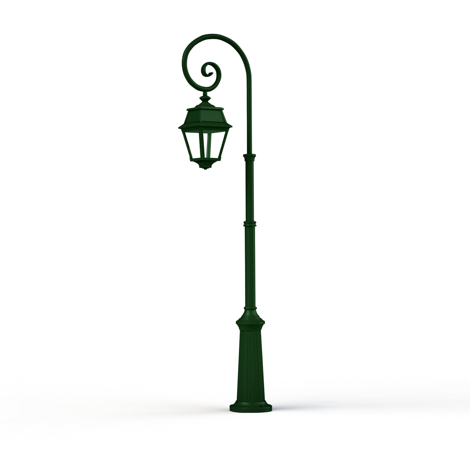 Lampadaire Avenue 2 N°8 LED clair Vert Anglais 019 102123019