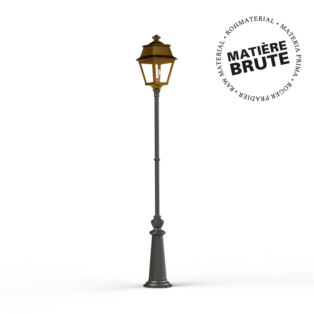 Lampadaire Avenue 2 N°9 E27 Laiton brut 072 102025072