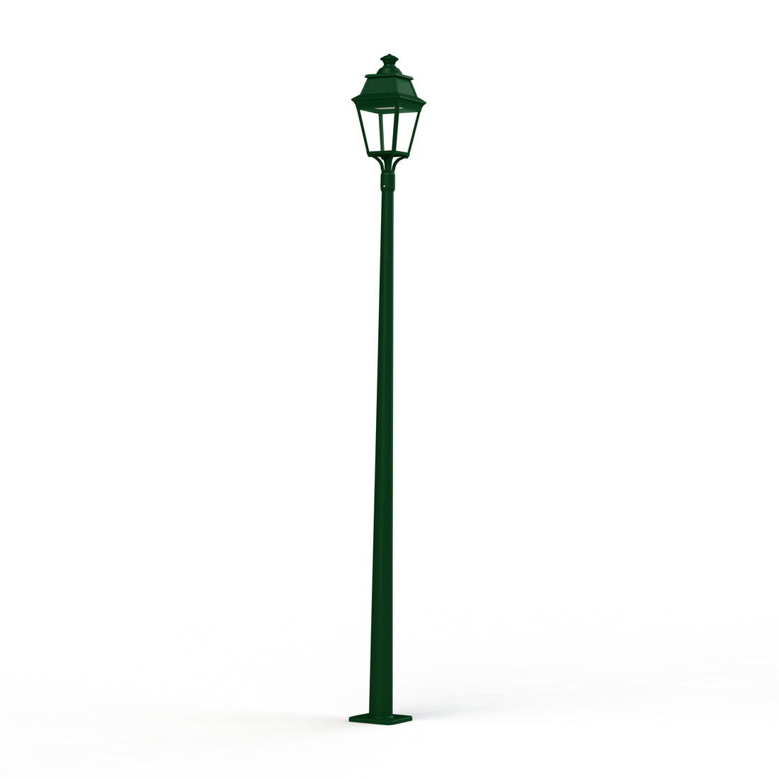 Lampadaire Avenue 3 N°11 LED Warm Vert 067 Diffuseur clair 103158067