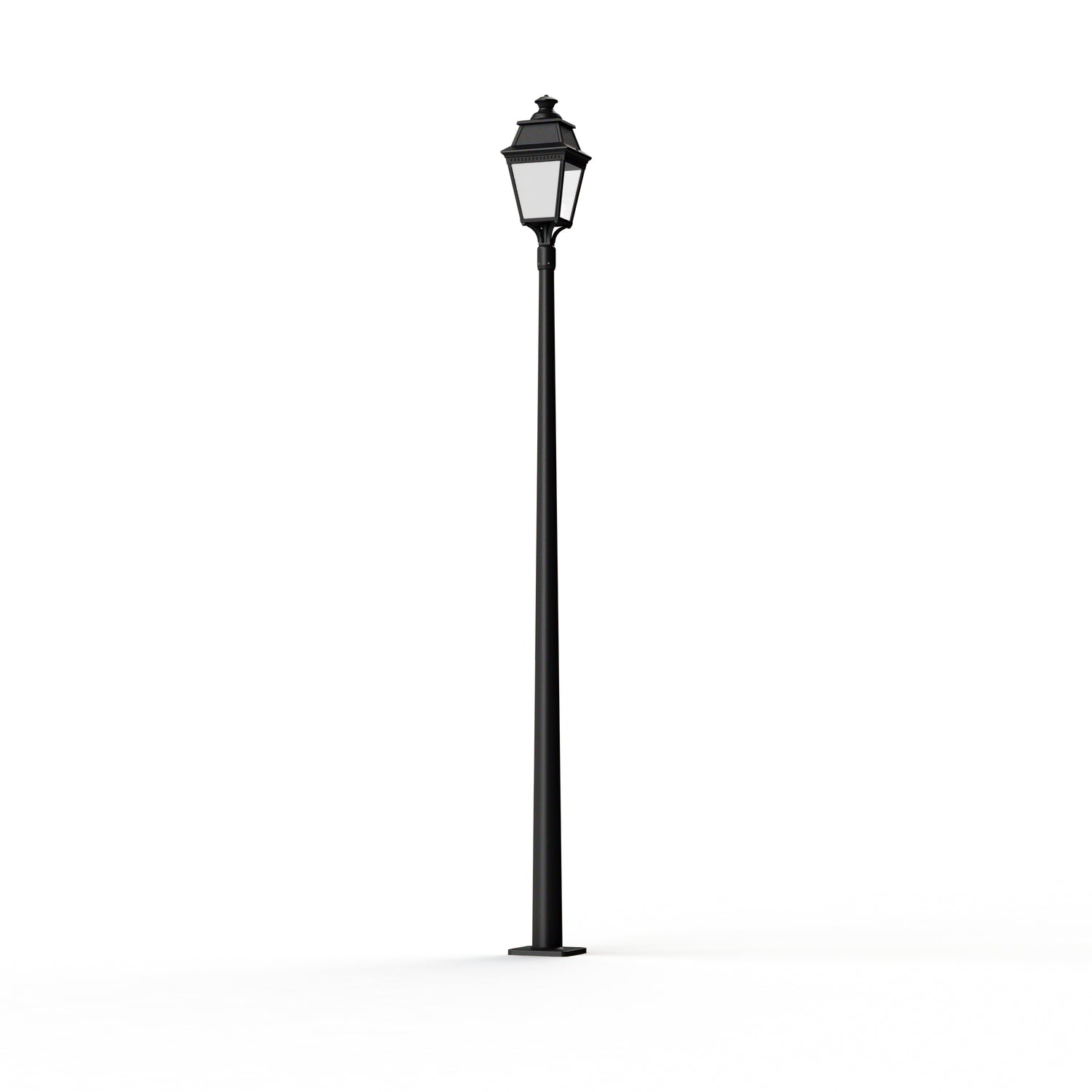 Lampadaire Avenue 3 N°11 LED Warm Noir 000 Diffuseur opale 103160000