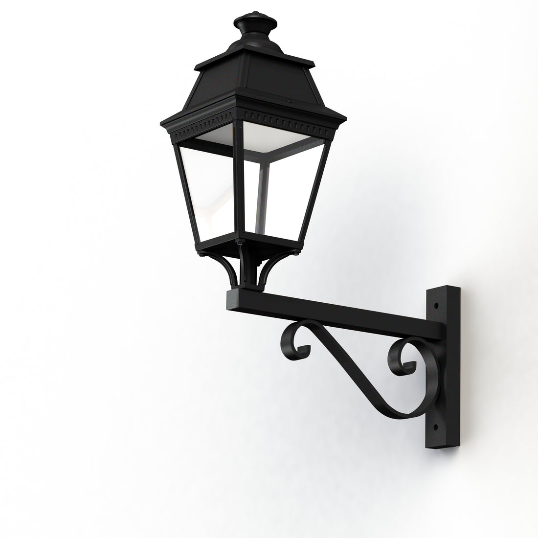 Applique Avenue 3 N°12 LED Warm Noir 000 Diffuseur clair 103253000