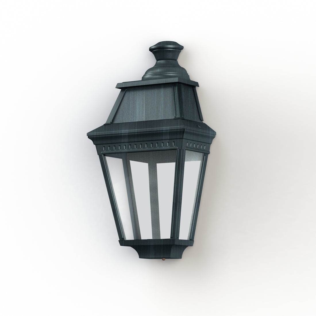 Applique Avenue 3 N°2 LED Warm Patine vert de gris 008 Diffuseur clair 103261008