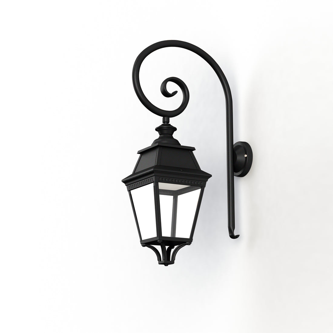 Applique Avenue 3 N°3 LED Warm Noir 000 Diffuseur clair 103108000