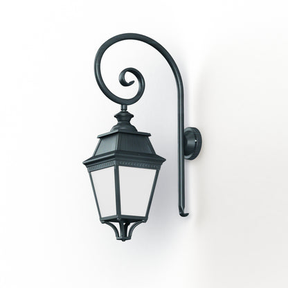 Applique Avenue 3 N°3 LED Warm Patine vert de gris 008 Diffuseur opale 103210008