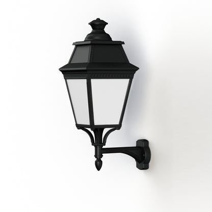Applique Avenue 3 N°4 LED Warm Noir 000 Diffuseur opale 103115000