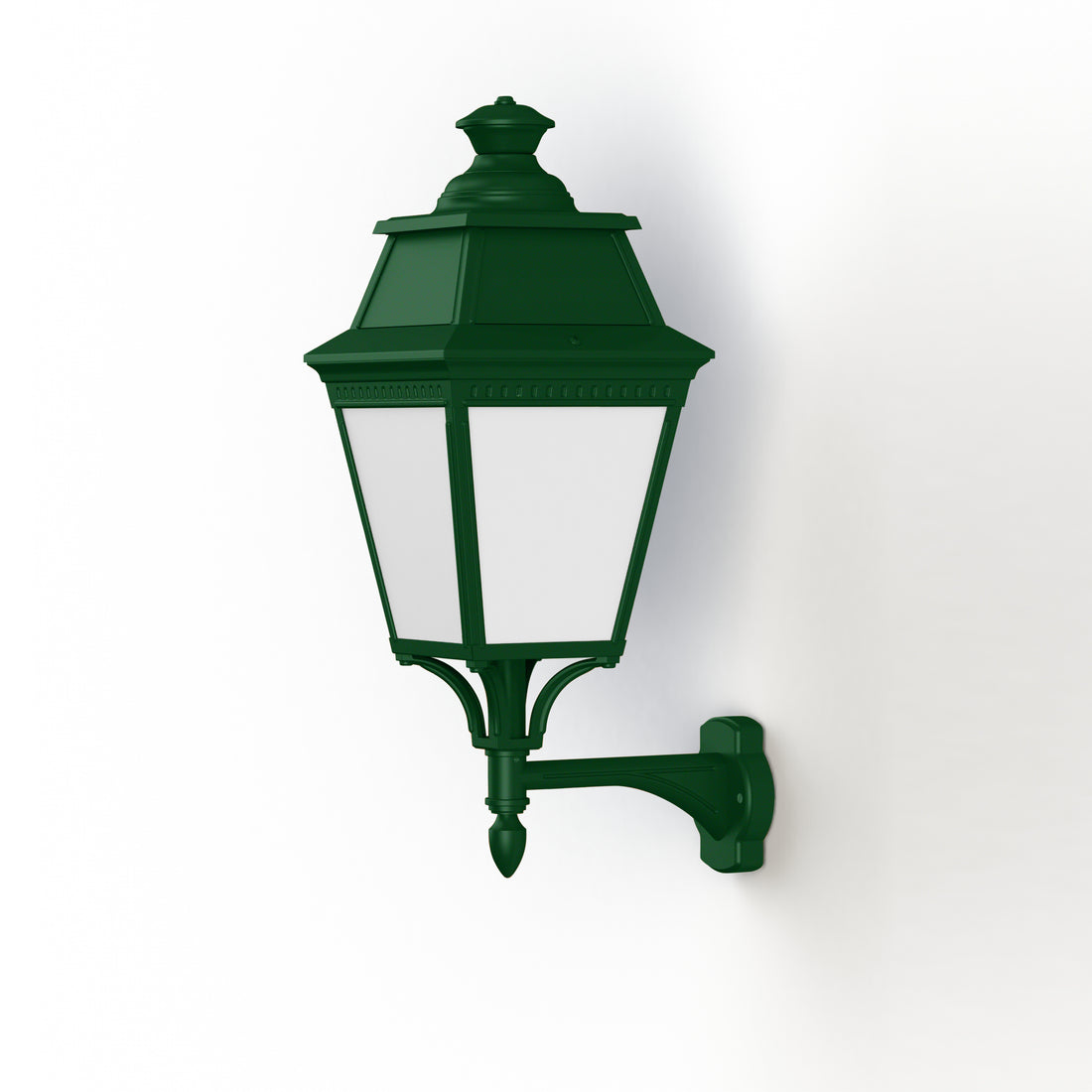 Applique Avenue 3 N°4 LED Warm Vert 067 Diffuseur opale 103215067