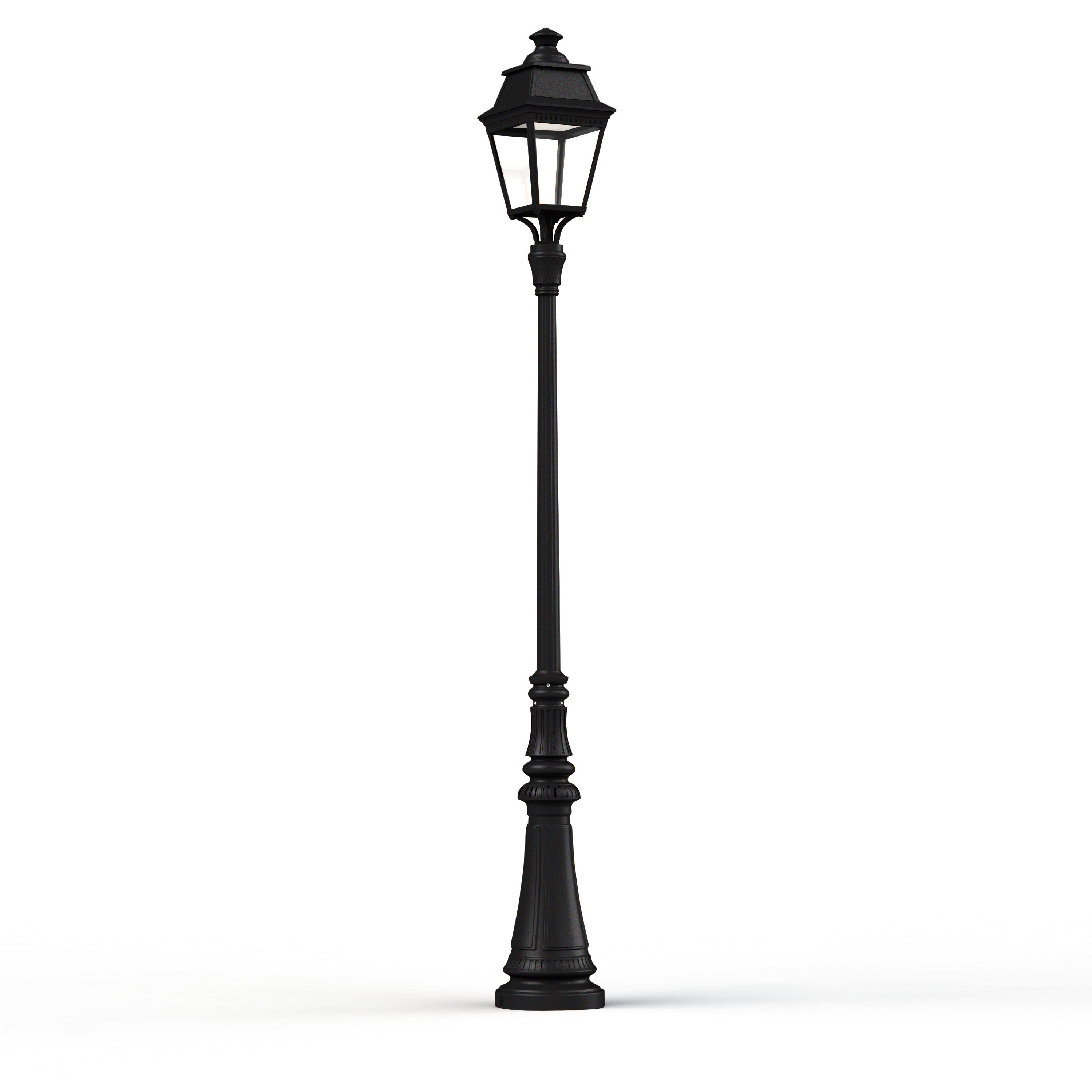 Lampadaire Avenue 3 N°7 LED Warm Noir 000 Diffuseur clair 103128000