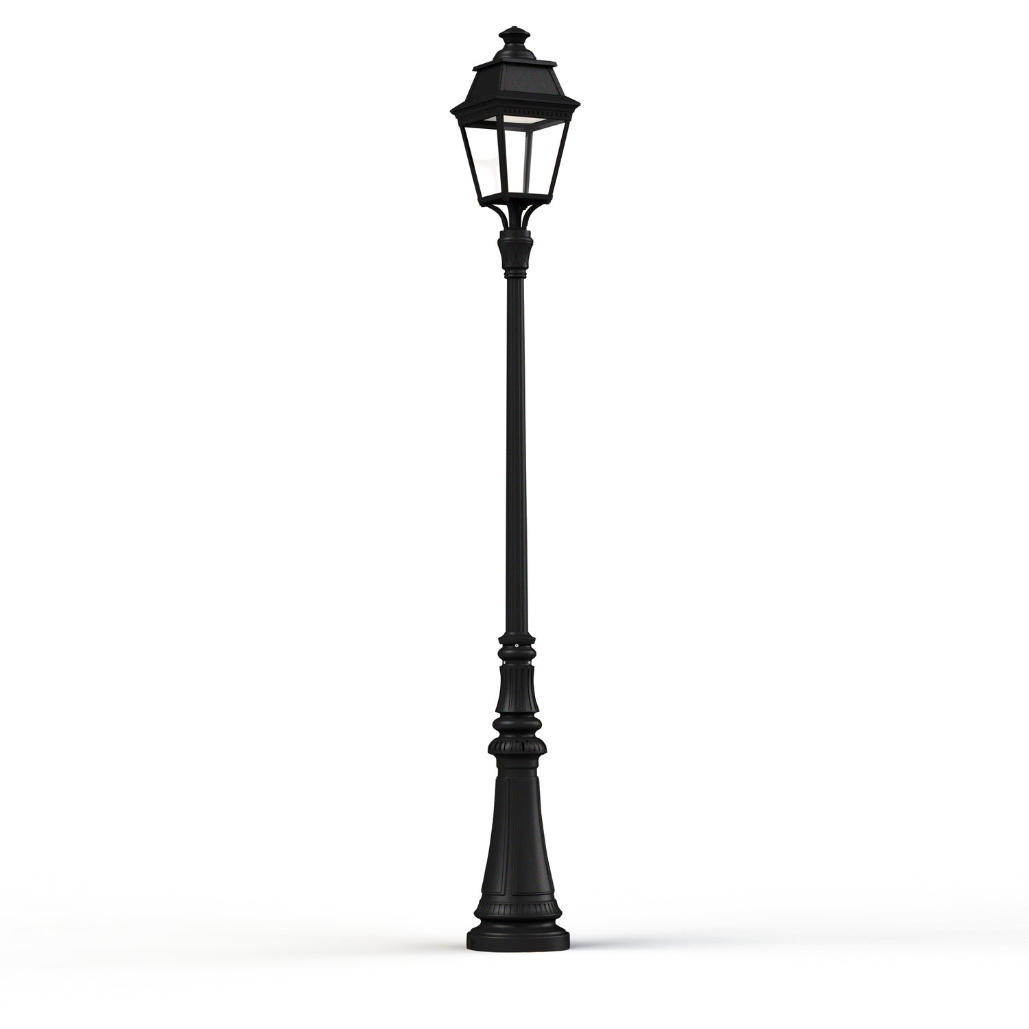 Lampadaire Avenue 3 N°7 LED Warm Noir 000 Diffuseur clair 103228000