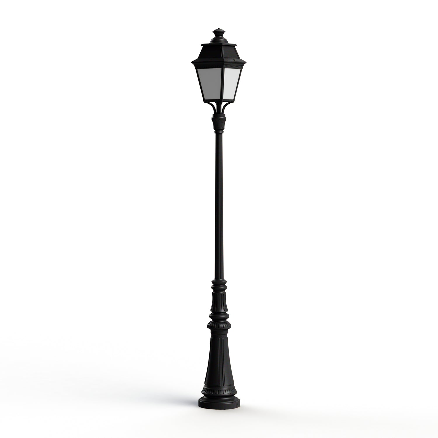 Lampadaire Avenue 3 N°7 LED Warm Noir 000 Diffuseur opale 103130000