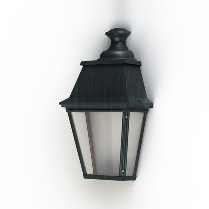 Applique Avenue 4 N°2 LED 35W 3000°K vert de gris 008 PMMA clair structuré 104249008