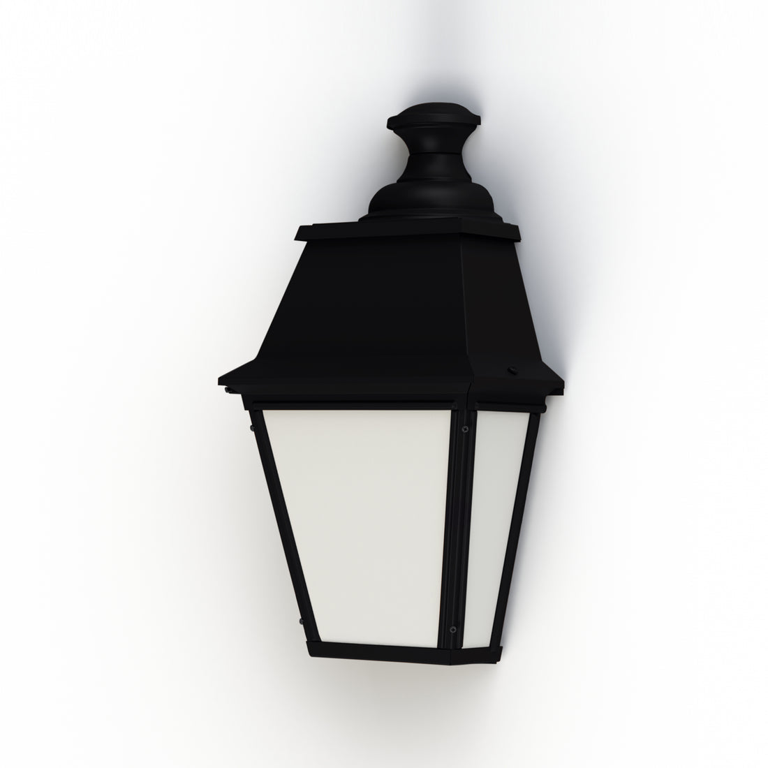 Applique Avenue 4 N°2 LED 35W 3000°K Noir 000 Diffuseur PMMA opale 104251000