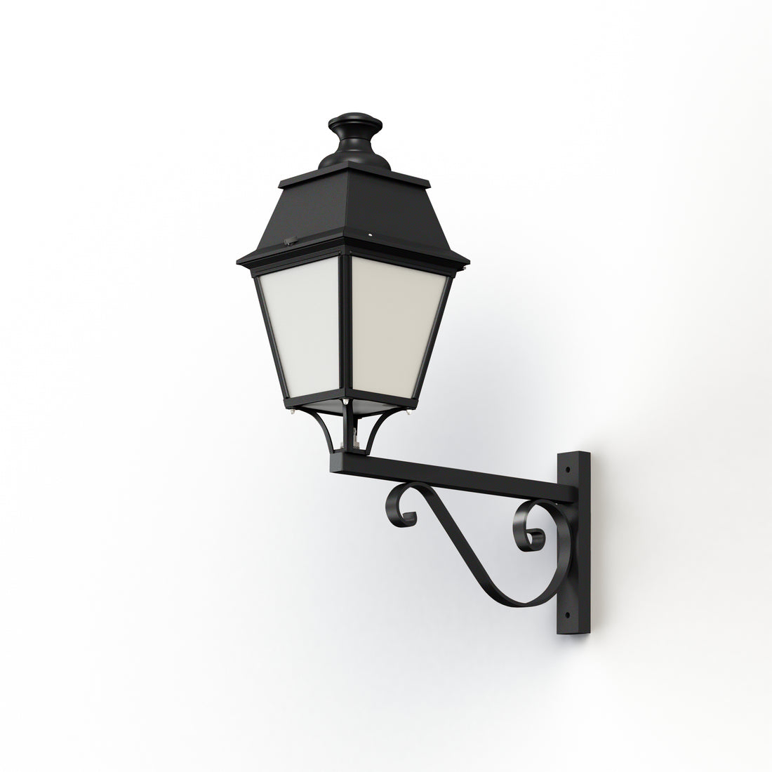 Applique Avenue 4 N°3 E27 opale Noir foncé 000 104062000