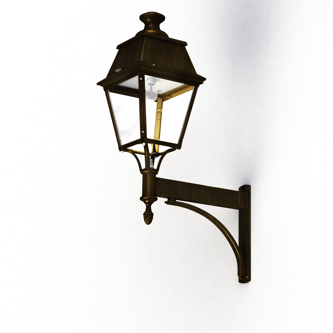 Applique Avenue 4 N°4 E27 clair Patiné doré 009 104079009
